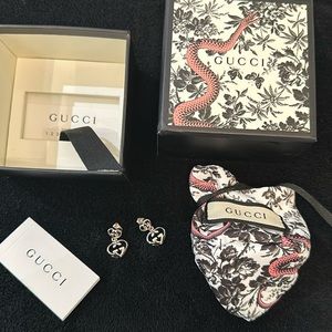 Gucci silver earrings